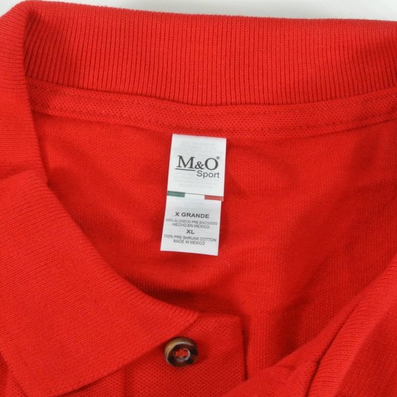 CIRCLE K Convenience Store Employee Uniform Polo Shirt Red NEW Size XL - Picture 3 of 5